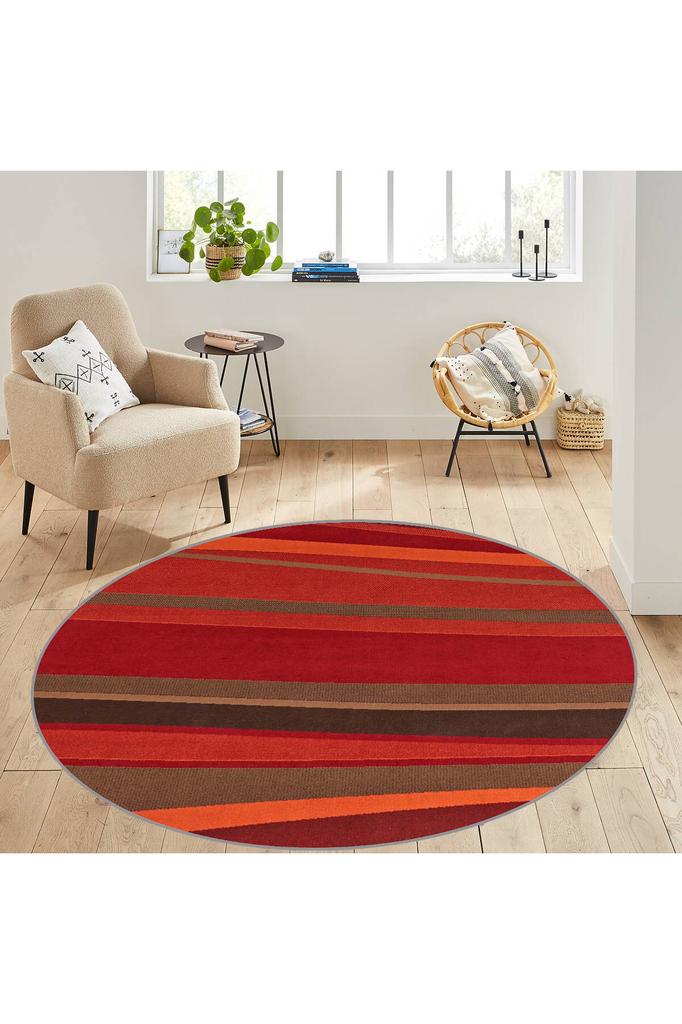 Rovigo Home Washable Round Printed Carpet RHM7110