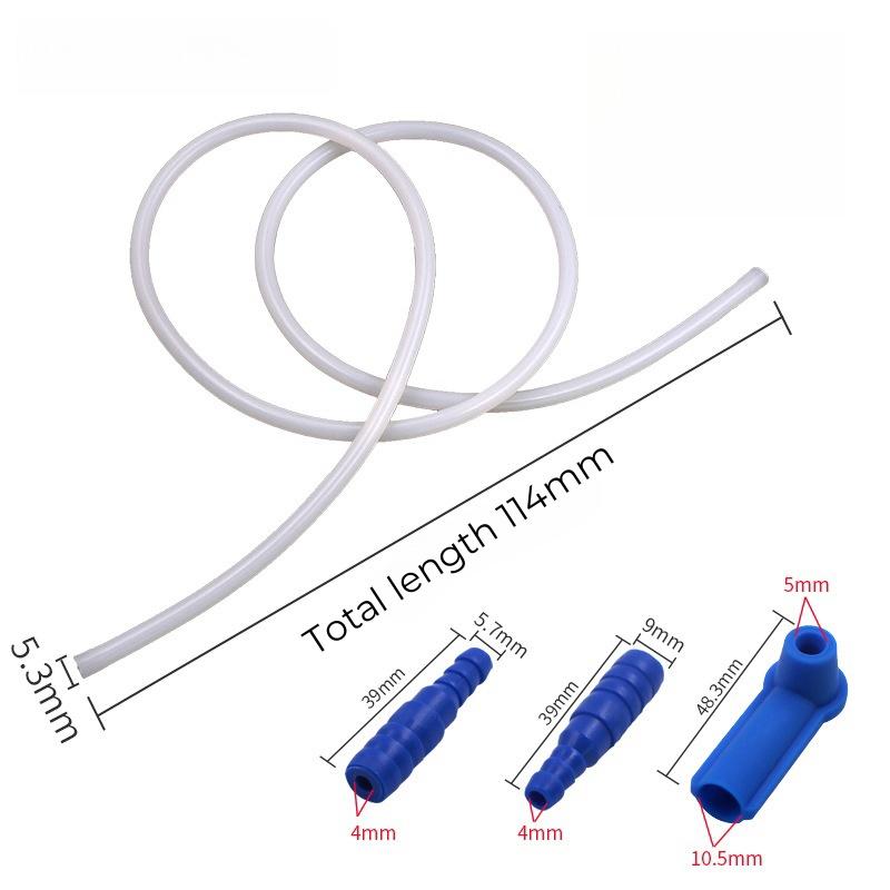 Brake Oil Changer Connector Emptying Tool with 1.2m Oil Pumping Pipe Brake Oil Replacement Tool for Car Vehicles Accessories