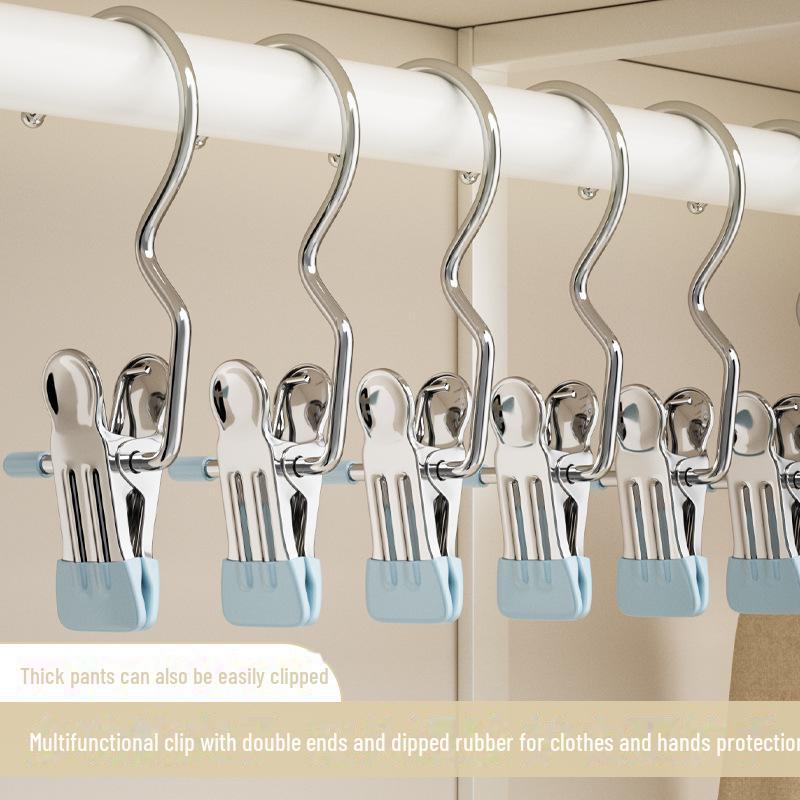 

Многофункциональная ветрозащитная прищепка: Бесшовный держатель для шляпы и брюк