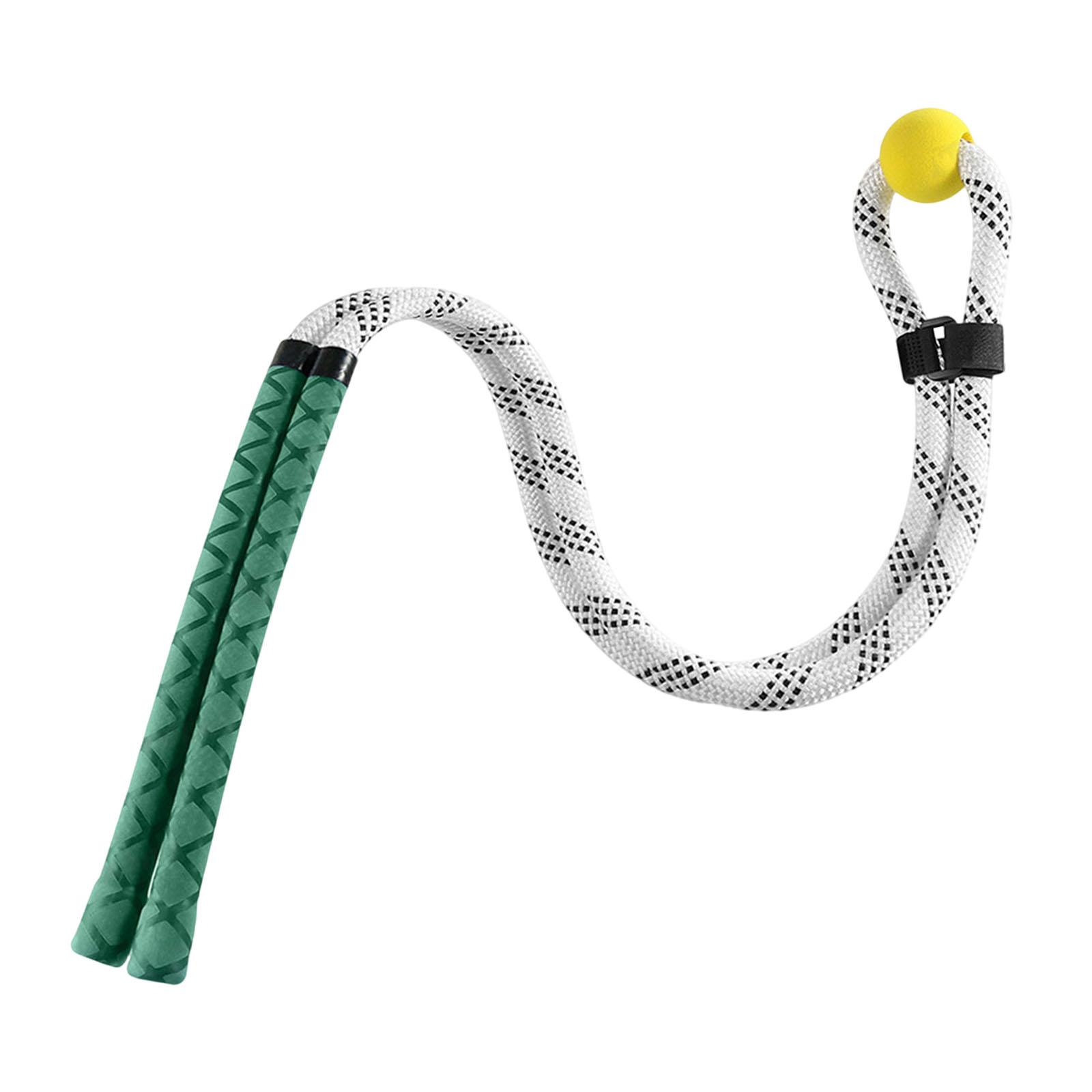 

Golf Training Rope Sturdy Accessories Non Slip Professional Golf Swing Trainer for Beginners Indoor Outdoor Player Adults Golfer зелений