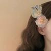 Flower Hair Claw Plastic Side Hairgrips Elegant Hairpins  Parties
