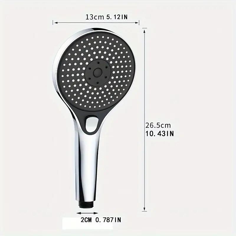 Three-speed High-pressure Shower Head With Large Panel Super Powerful Universal Bathroom Shower Head Combination Set