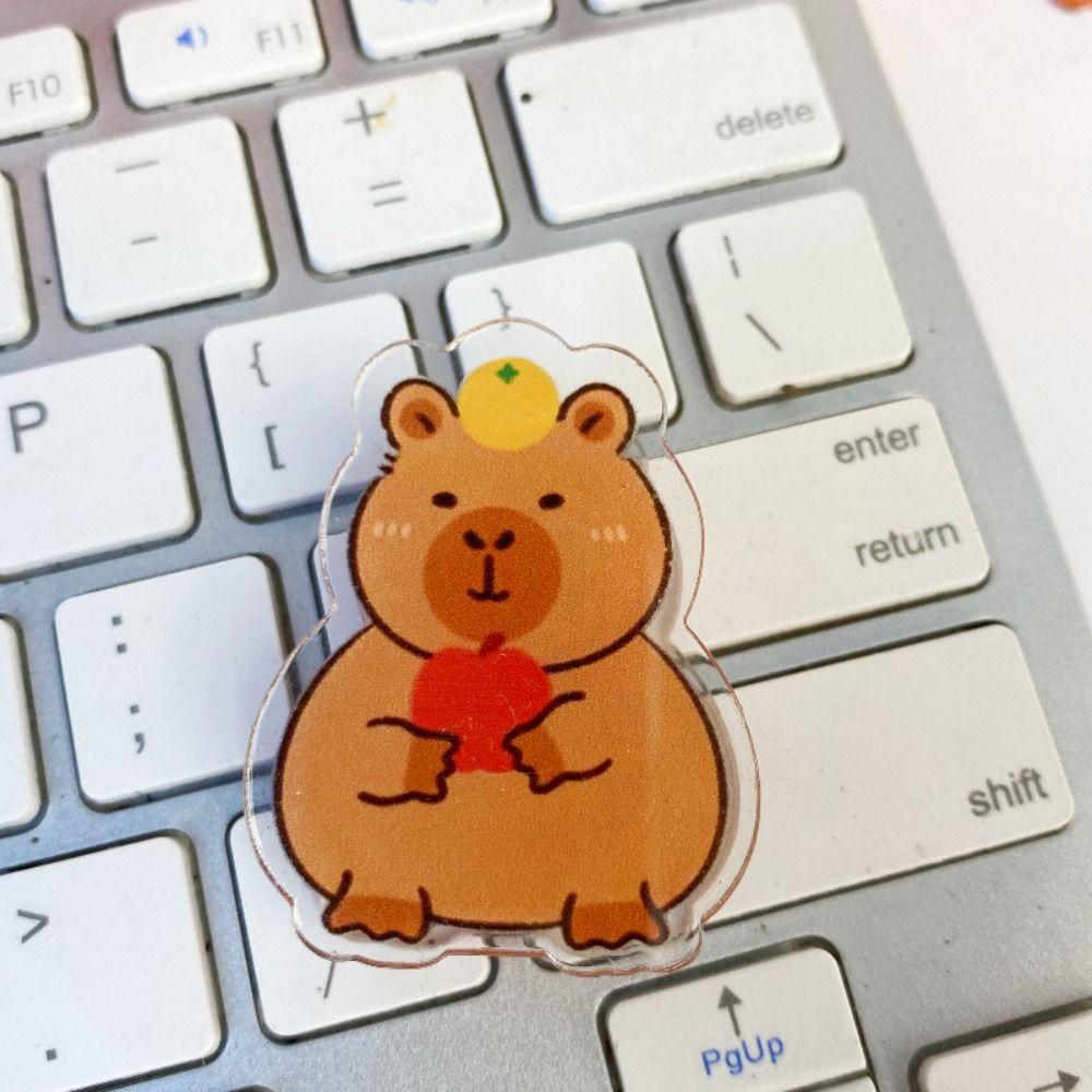 Paperclip Cartoon Memo Clip Capybara PP Clip Kawaii  Scrapbook/Notebook Decoration