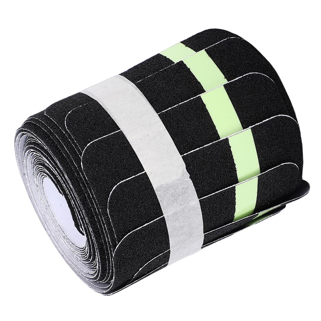 10pcs Anti Slip Traction Treads with Glow in Dark Stripe Outdoor Non Skid Tape High Traction Friction Abrasive Adhesive