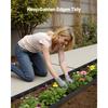 VEVOR Landscape Edging, 600 x 5 cm Plastic Garden Border Edging with 120 Spikes, No Dig, Flexible Lawn Edgings Roll