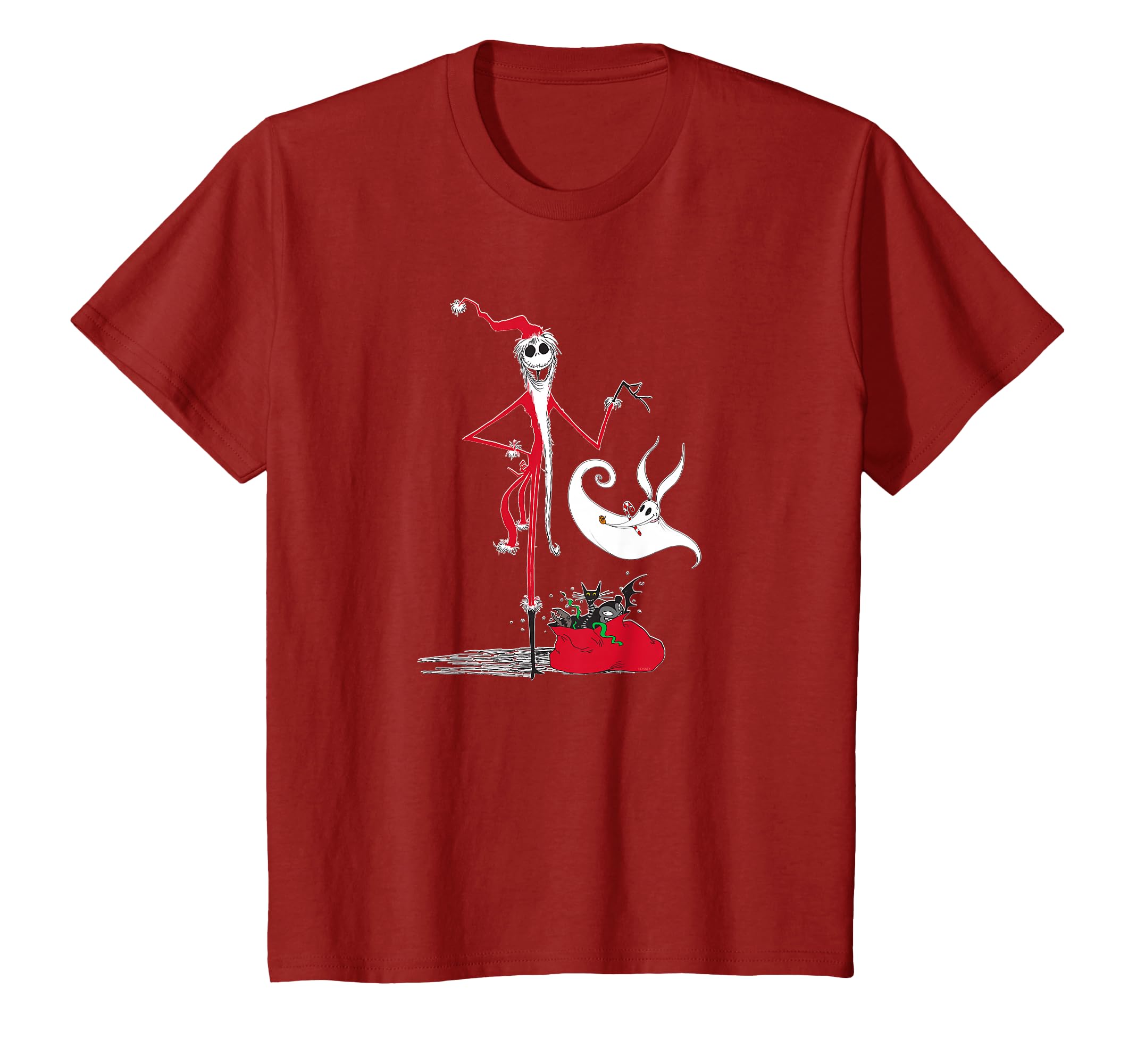 Disney Nightmare Before Christmas Holiday Jack & Zero T-Shirt