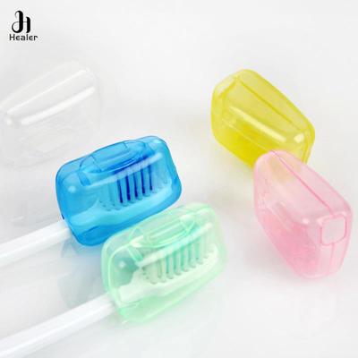 1 unidad Estuche portátil para cabezal de cepillo de dientes para viajes, senderismo, camping, caja para cepillo de dientes, tapa para cepillo, accesorio de baño para viajes