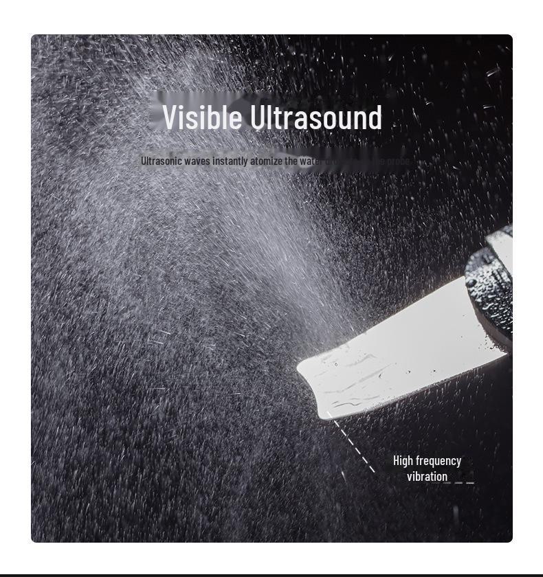 Ultrasonic Blackhead Scraper - Face Cleanser and Acne Remover with Vibration for Pore Cleaning and Smooth Skin