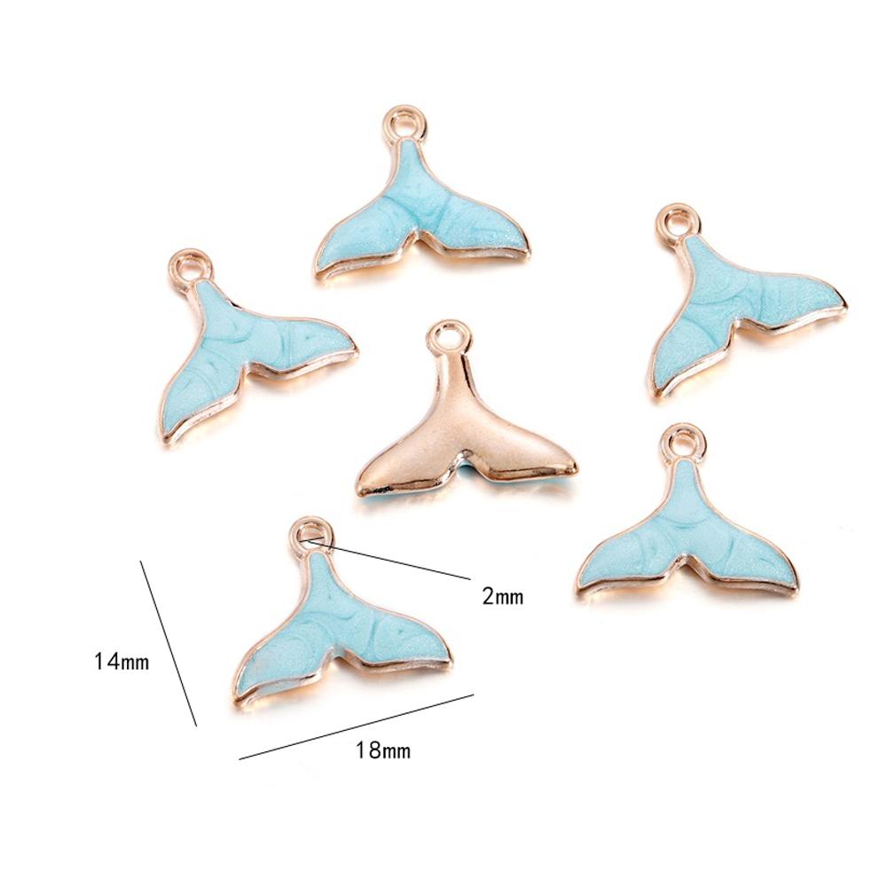 10 sztuk/partia słodkie kreskówki niebieskie breloki ocean gwiazda wisiorek urok rzemiosło dla naszyjnik bransoletka DIY biżuteria akcesoria do tworzenia