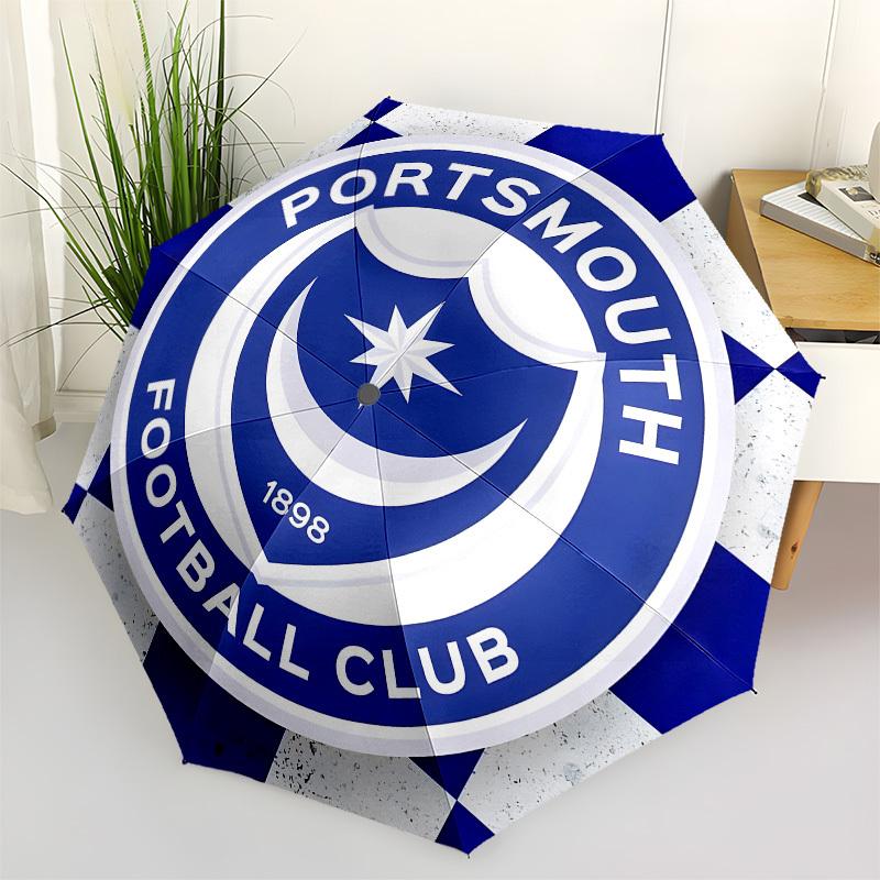 

Portsmouth Football Club, 1898- Automatic Opening and Closing, 8-rib Structure Portable Umbrella, Suitable for Men and Women in All Seasons