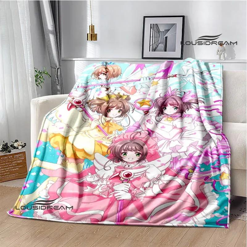 Card Captor Sakura Cartoon Decken Mode Decken Warme Flanell Weiche Bequeme Decke Haus Reise Decke Geburtstagsgeschenk
