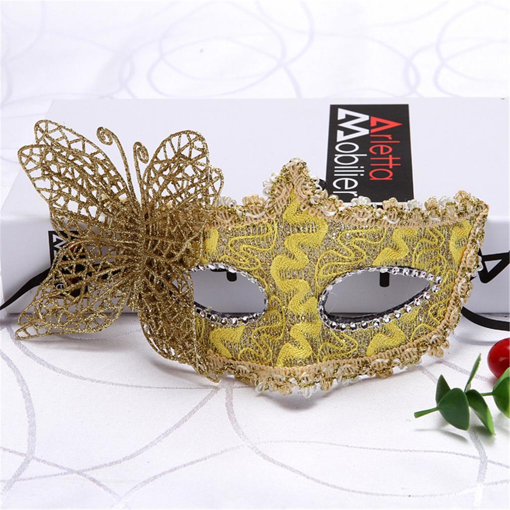 2026 NEW Side Butterfly Masquerade Mask New Fashion Half Face Eye Mask Party Makeup Ball Venetian Party Mardi Gras Mask