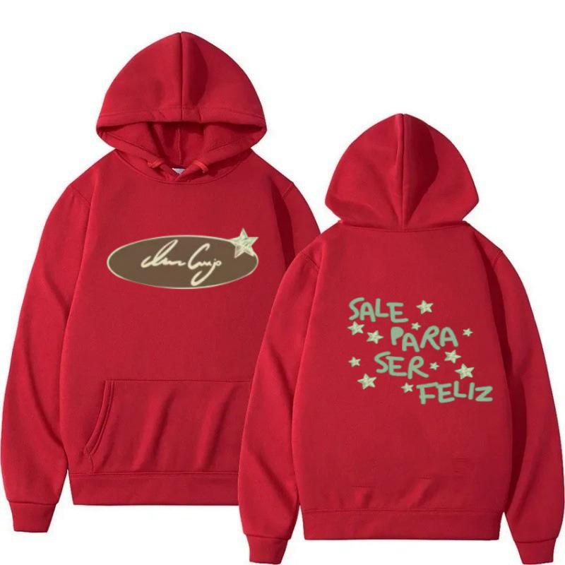 2025 American-Style Star Print Hooded Sweatshirt - Casual, Loose Fit for Autumn and Winter