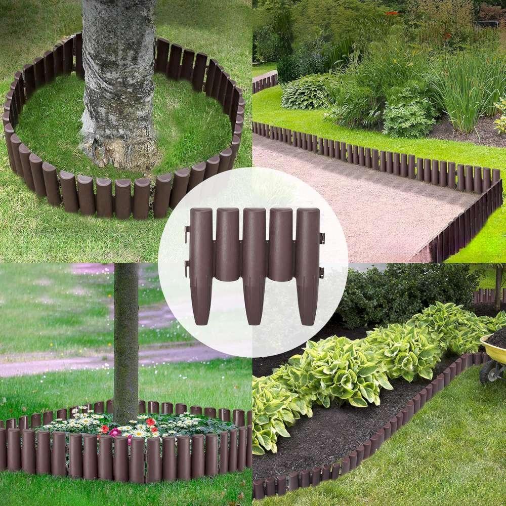 Ribera Brown Garden Lawn Palisade 280 Cm