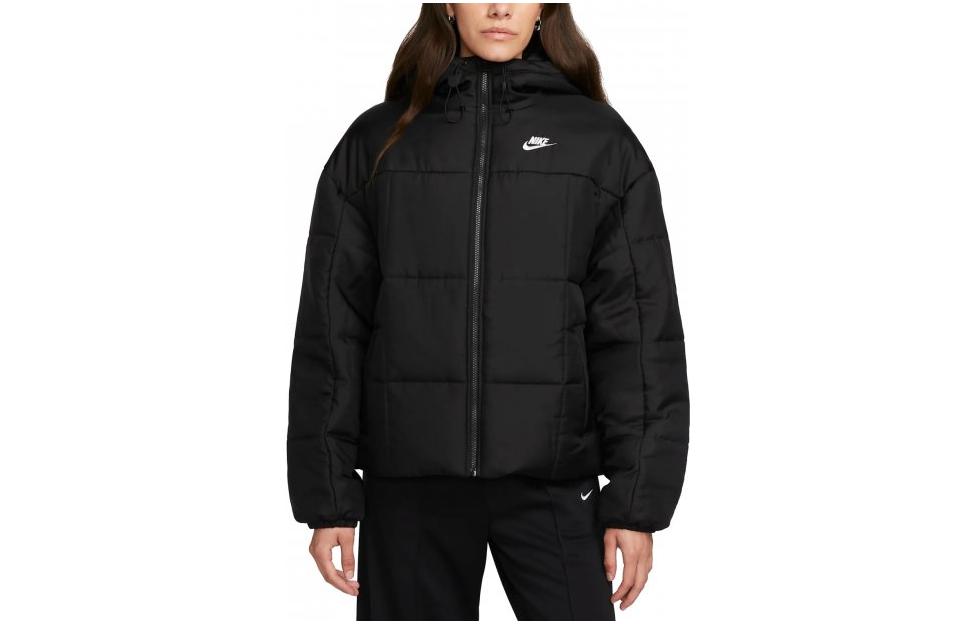 Nike Plain Quilted Puffer Jacket Black FB7672-010 S
