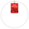 Metal Wreath Hoop - White - 25cm