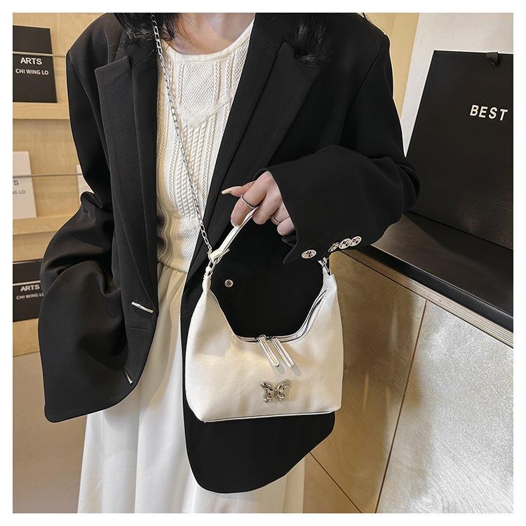 Fashion Korean Style Handbag 2024 Spring New Versatile Instagram One Shoulder Underarm Bag Dumpling Bag for Women