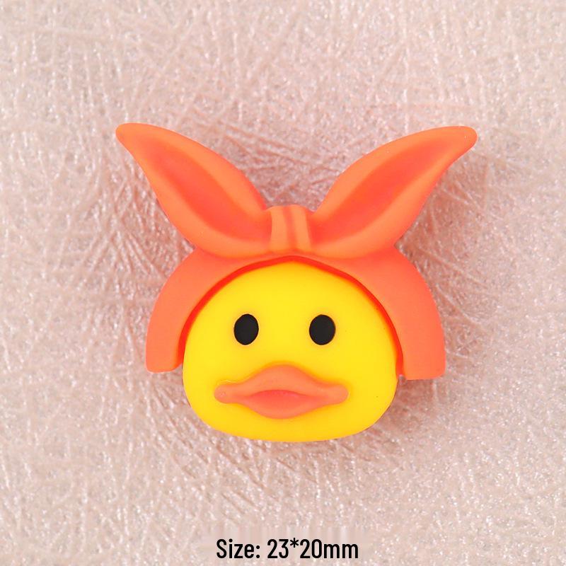 Cartoon Animal Resin DIY Ornament Accessories: Hair Clip, Water Cup, Phone Case, Car Decoration Sticker
