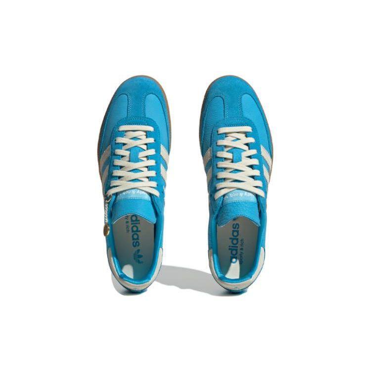 Sporty & Rich X Adidas Samba OG Blue Rush Unisex Sneakers Cream-White Gum IE6975