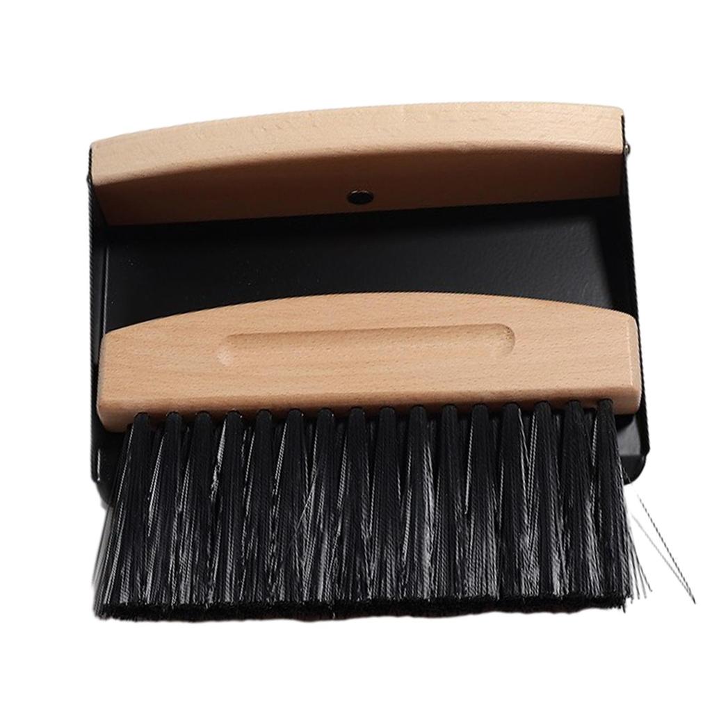 Desktop Broom Dustpan Set Housekeeping Cleaning for Snacks Home Crevices