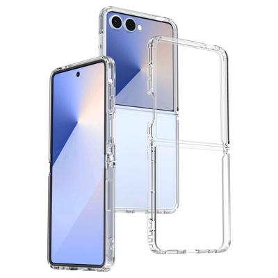 Clear Anti-Shock Hard Plastic Cover Case for Samsung Galaxy Z Flip7 5G Flip6 Flip5 Flip 7 6 5 Flip3 Flip4 Flip2 Flip 4 3 2