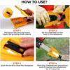 Chainsaw Teeth Sharpener Durable Easy Power Sharp Bar-Mount Fast Grinding Chainsaw Chain Sharpener Tools with Whetstones