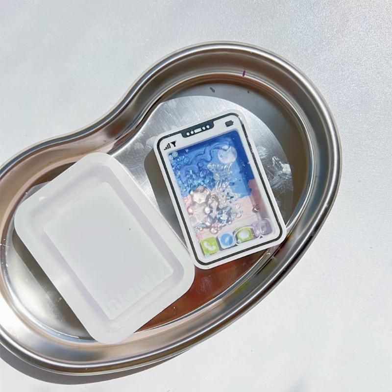 Resin Shaker Molds Silicone Resin Casting Molds Epoxy Quicksand Molds for DIY Pendant Charms Jewelry Making Accessories