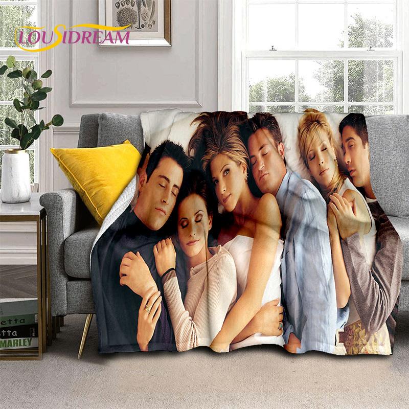 Friends Classics TV 3D  Blanket,Soft Throw Blanket for Home Bedroom Bed Sofa Picnic Travel Office Cover Rest Blanket Kids Gift