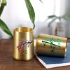 Chinese Style Brass Pen Holder: Elegant Desktop Organizer for Calligraphy and Office
