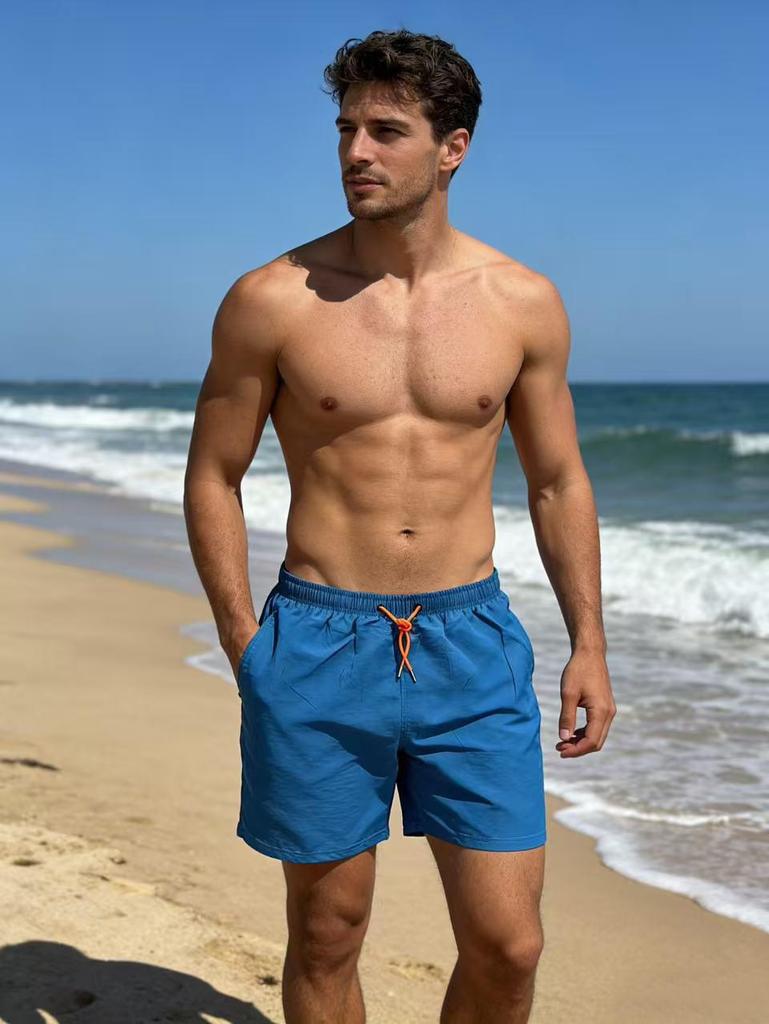 2025 Heren Zomer Snoepkleur Casual Sneldrogende Strandshorts