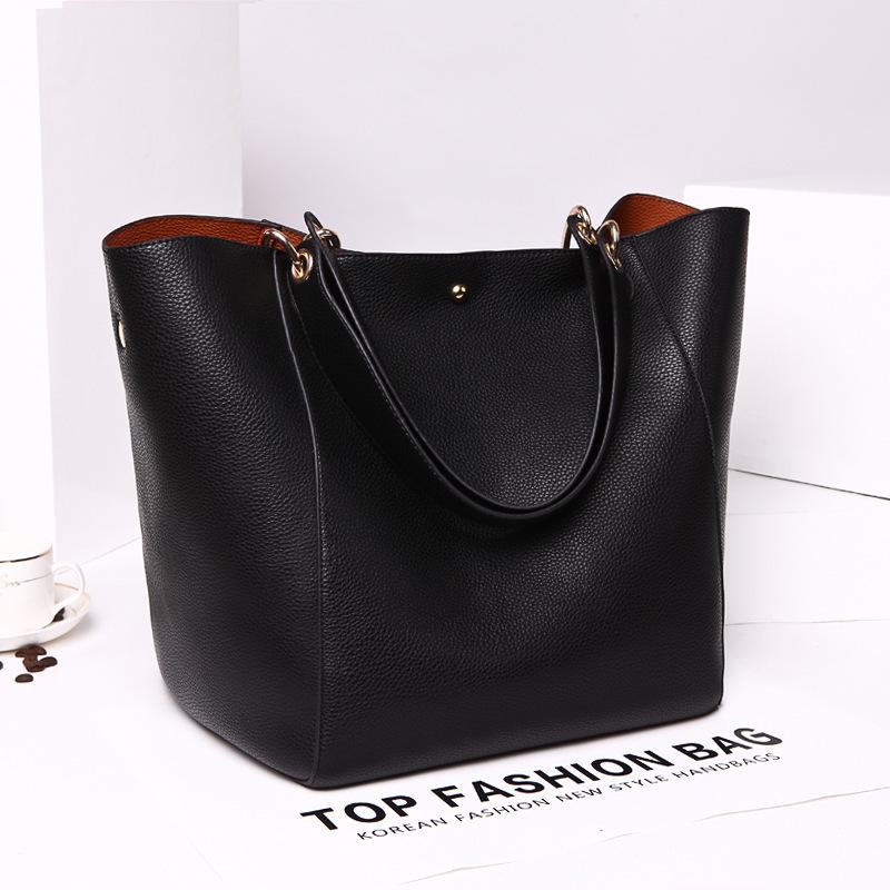 Bag women's bag 2025 European and American fashion bucket bag retro hand-to-hand bun mother-in-law bag