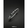 Accessible Luxury Hip Hop Full Diamond Cuban Link Chain Male Hiphop Buckle