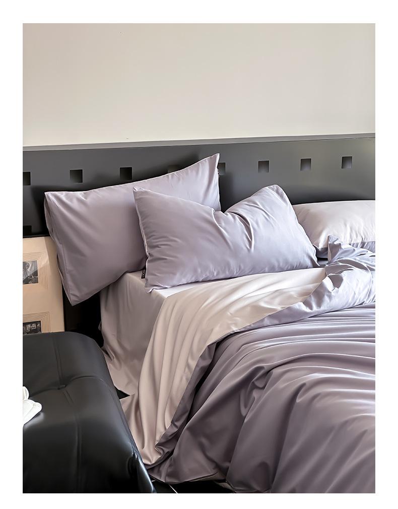 Xinjiang Long-Staple Cotton Solid Color 4-Piece Bedding Set