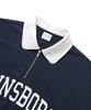 GAINSBORO Arch Logo Collar Sweatshirt_Navy