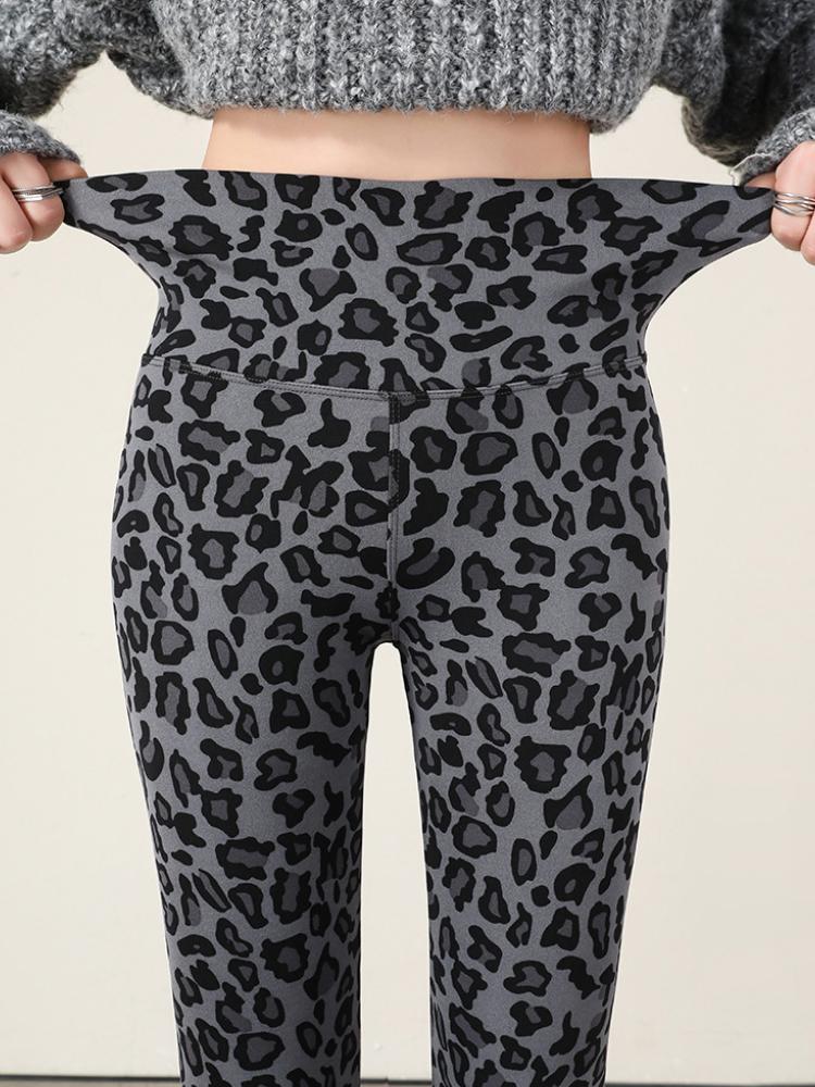 Toamnă iarnă Leggings din piele de rechin de modă din catifea subțire pentru femei, cu talie înaltă, sexy, subțiri, strânse, calde, pantaloni de yoga