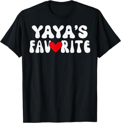 Yaya’S Favorite Funny Grandparent Grandchild Vintage Humor T-Shirt