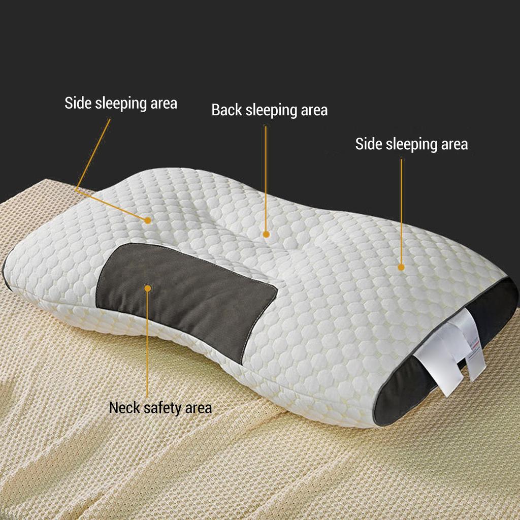 Memory Foam Pillow Core Neck Support Ergonomic Pillow Core for Back and Side Sleeper