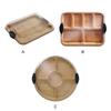 Bamboo Serving Tray With Lid Lightweight And Portable For All Occasions Charcuteries Board With Lid