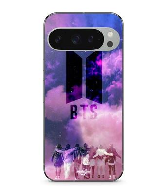 Phone Case - MANIACASE - Google Pixel 9 Pro - Soft - Black - BTS Logo