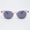 [ALO] AL3303 1515 Lilsan Clear Boston Frame Transparent Pink Sunglasses