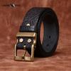 Retro Cowhide Leather Belt Men's Genuine Leather First Layer Cowhide Trendy Versatile Casual Jeans Belt