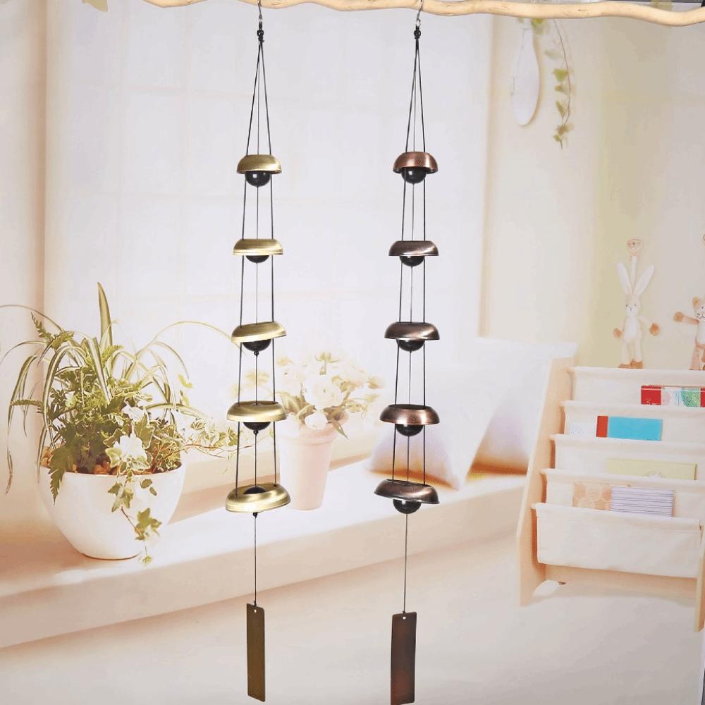 Crisp Sound Temple Wind Bell 3/5 Layer Wishing Wind Chime  Balconies