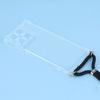 For Motorola Edge 60 Pro 5G Case Reinforced Corner TPU Clear Phone Cover with Lanyard