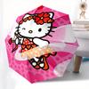 1pc Hello Kitty Cupid Wings Hearts Umbrella with Plastic Handle,Suitable for All Seasons Home Travel Outdoor UmbrellaSanlio369
