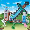 Minecraft-Themed Cave Village Construction Set for Kids - Educational Puzzle with Building Blocks