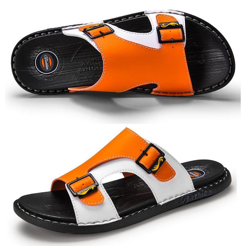 Sommer Herrenschuhe Sandalen Original Bequeme Slipper Lässige Sandale Modeschuhe Herren Hausschuhe Chaussure Homme Größe 38-46