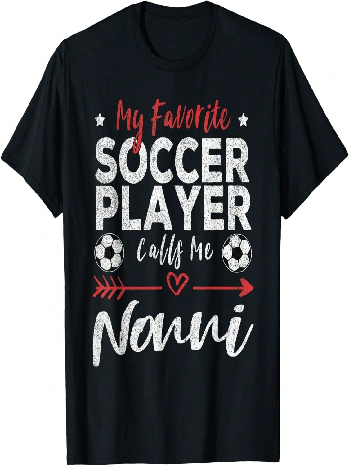 My Favorite Soccer Player Calls Me Nonni Italian Grandma T-Shirt S разноцветный
