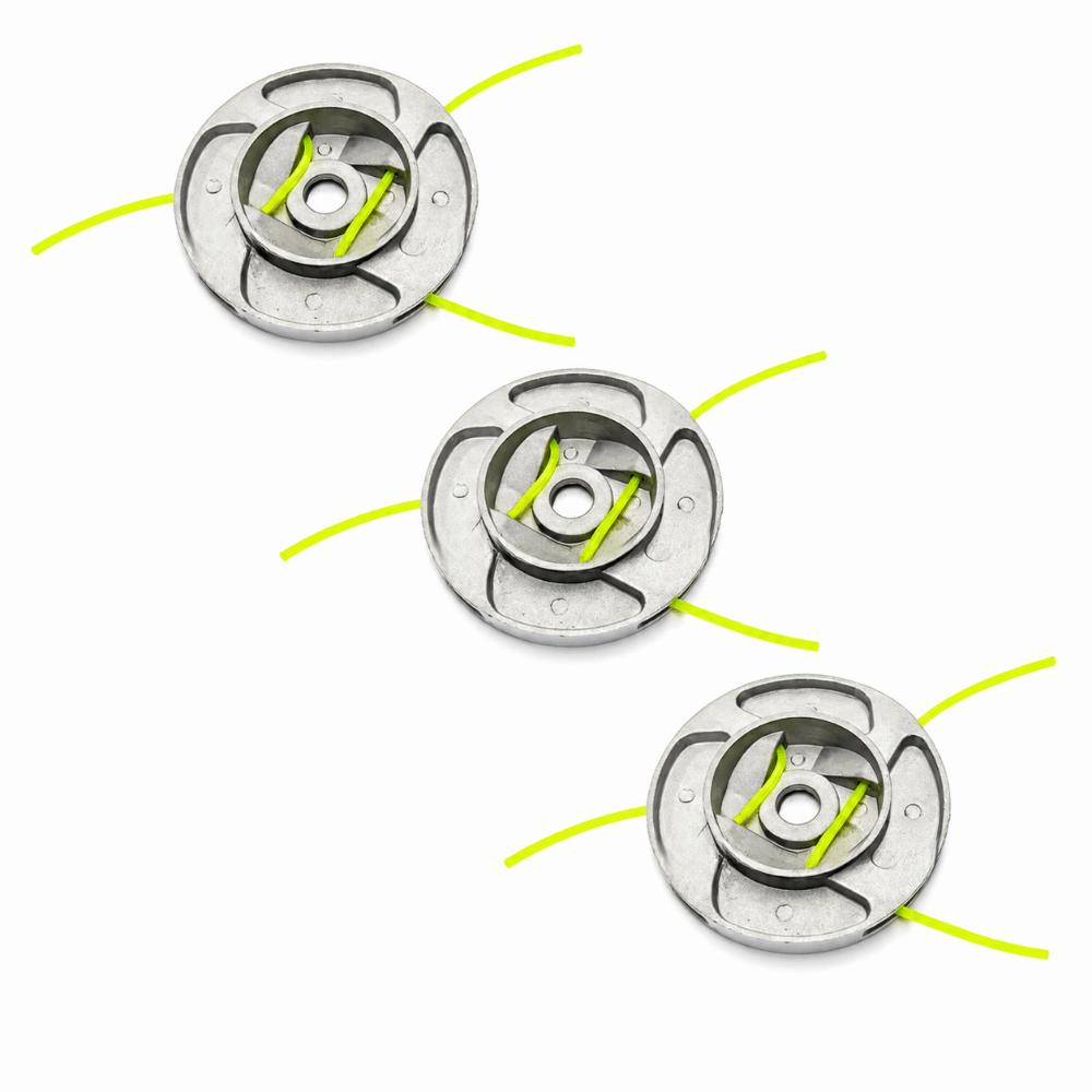 1pcs/3pcs Universal Fit Trimmer Head Replacement Aluminum Trimmer Head For Weed Eater