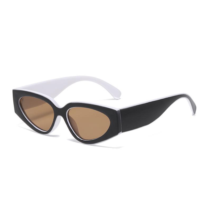 

Vintage Small Oval Cat Eye Sunglasses Women New Fashion Brand Black White Sexy Sun Glasses Ladies Trendy Elegant Shades Uv400