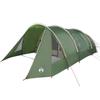 5 Person Tunnel Tent in Green and White 805 x 405 x 211 cm